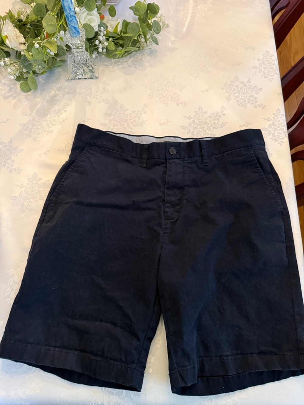 Tommy Hilfiger Men's Flat Front Shorts - navy